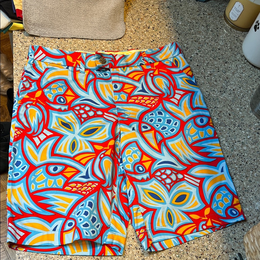 Men's Loudmouth Golf shorts size 32 multi color
